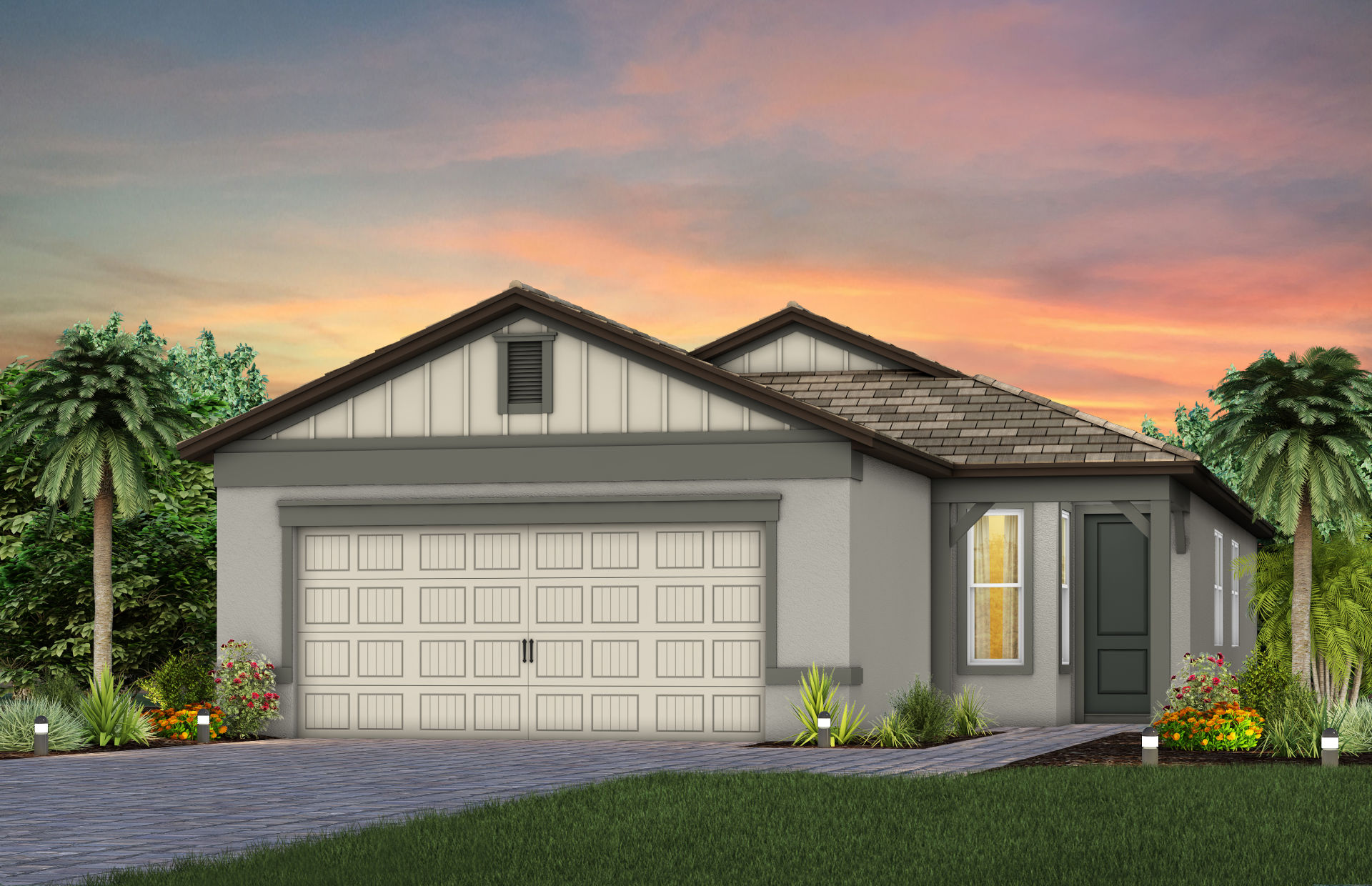 Compass exterior rendering from Del Webb’s official plan gallery