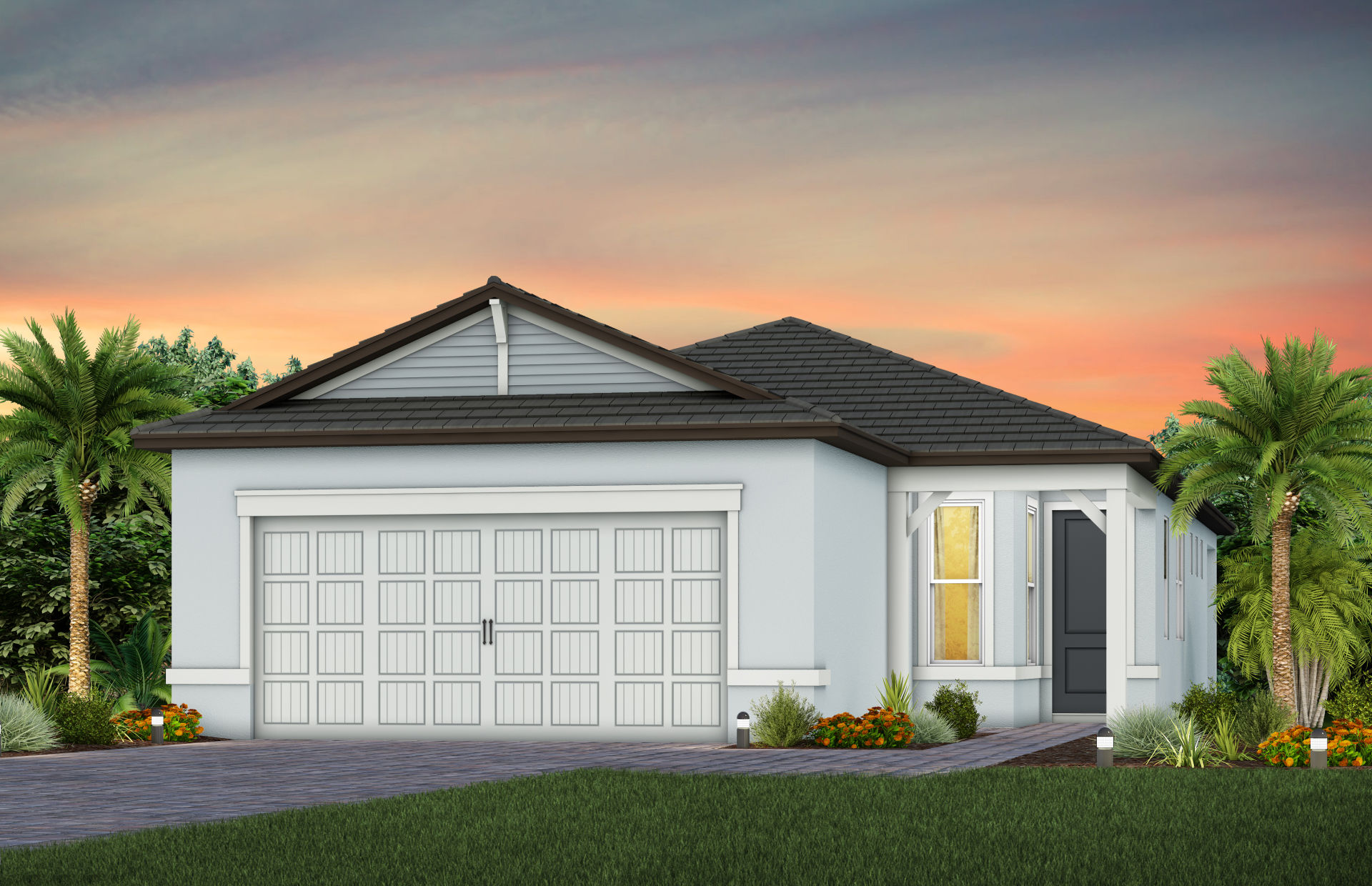Flagstone exterior rendering from Del Webb’s official plan gallery