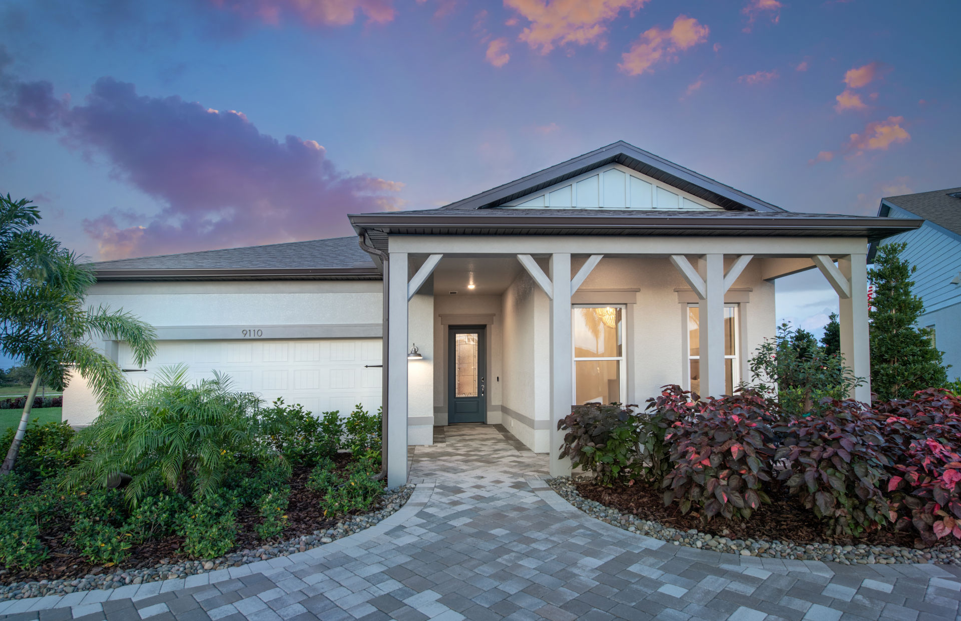 Palmary model home exterior from Del Webb’s official plan gallery