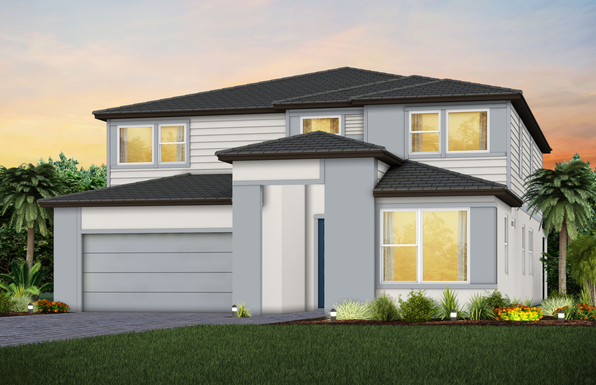 Serena exterior rendering from Del Webb’s official plan gallery