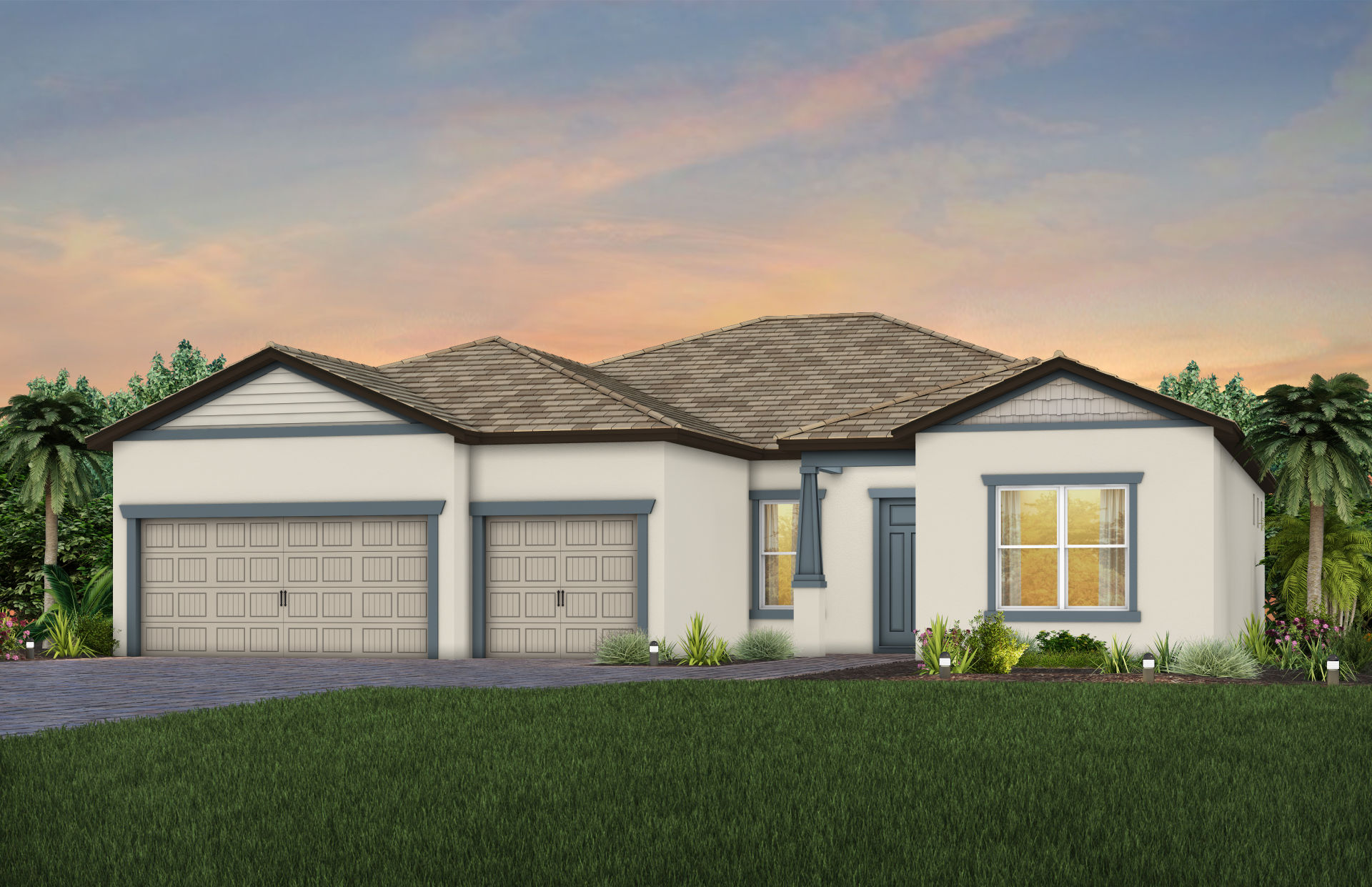 Stellar exterior rendering from Del Webb’s official plan gallery